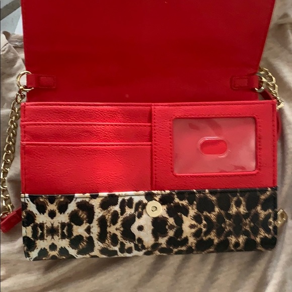 BNWOB Betsey 💋 Red & Leopard Pumps & Crossbody - Picture 11 of 12